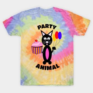 Funny Cats Party Animal T-Shirt